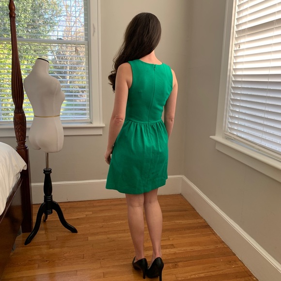 J. Crew Kelly Green Dress, Size XXS - Picture 2 of 3